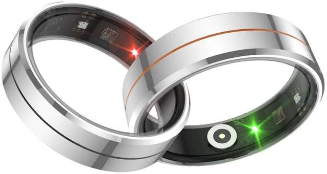 Main image of Smart Ring for Women & Men, Health Tracker with Blood Oxygen Monitor, Heart Rate & Sleep Monitor, 4-7 Days Battery, Waterproof Fitness Ring Size #7