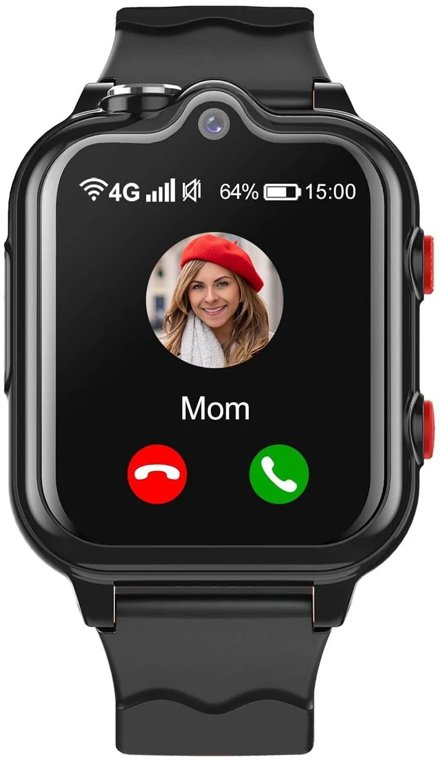 Main image of Smart Watch for Kids, 4G Kids GPS Watch with WiFi, SMS, Call, Voice Video Chat, Bluetooth, Audio Recording, Alarm, Pedometer,Birthday Gifts for 4-16 Students