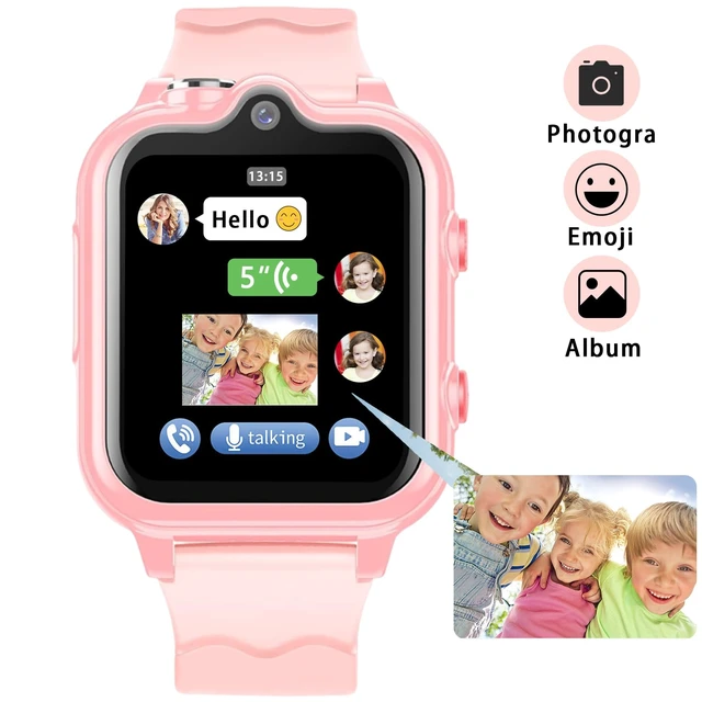 Alt view image 3 of 7 - Smart Watch for Kids, 4G Kids GPS Watch with WiFi, SMS, Call, Voice Video Chat, Bluetooth, Audio Recording, Alarm, Pedometer,Birthday Gifts for 4-16 Students