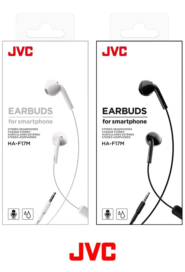 Alt view image 7 of 7 - HAF17MB Earbud Headphones with Mic and Remote - Black, Earbuds (Pack of 4)