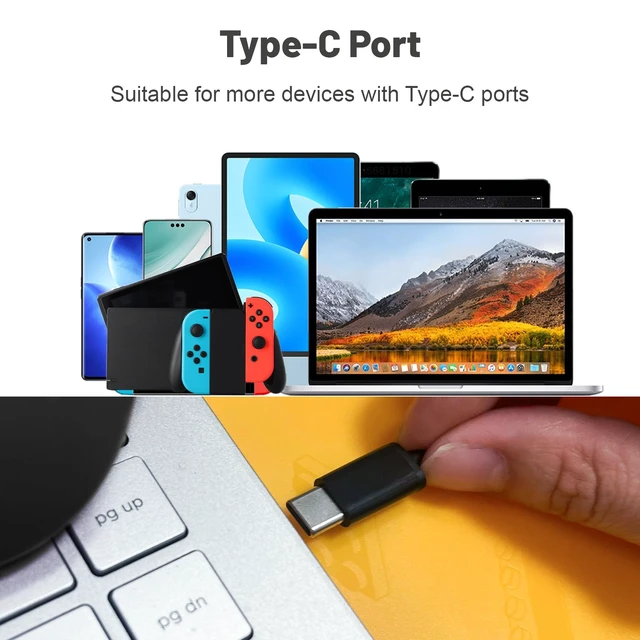 Alt view image 7 of 7 - USB-C Headphones, Black, 30 Pack Bulk Pack, Suitable for Classroom & School, For Children & Teenagers, Compatible with Pad & Smartphones