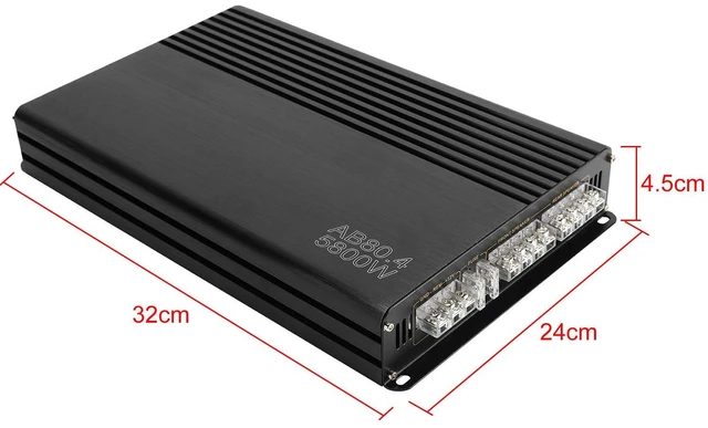 Alt view image 2 of 7 - 5800W 12V 4 Channel Car Amplifier Stereo Audio Super Bass Power Subwoofer Amp
