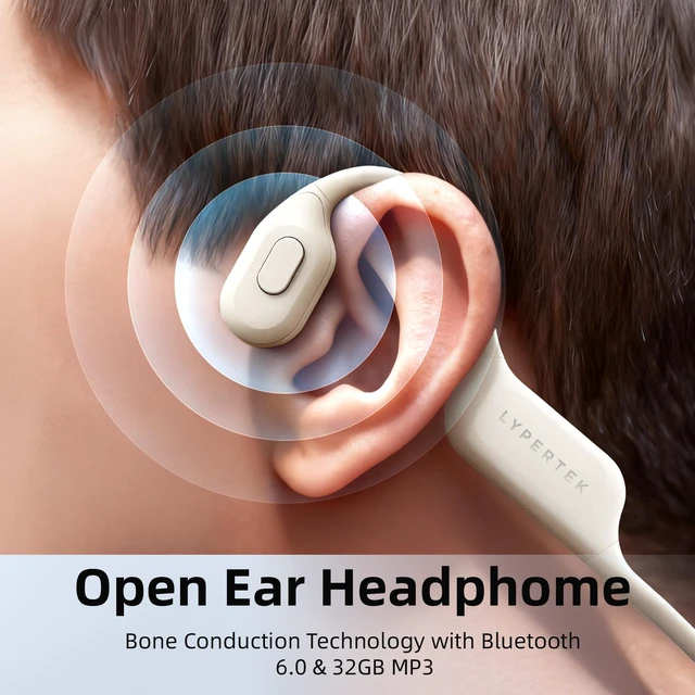 Alt view image 3 of 7 - SoundFree S30 Bone Conduction Headphones, Swimming Headphones IP68 waterproof design with 32GB MP3 storage, Bluetooth 6.0 and lightweight fit for Running and Fitness