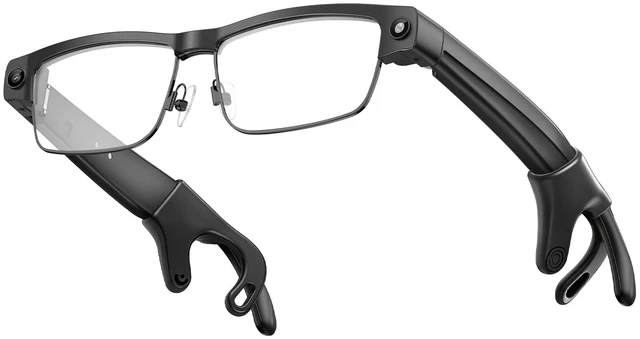 Main image of Smart Glasses with Camera and Bluetooth for Men & Women with 160+Languages 4K Glasses and Video Recording Dual Mic with Chat GPT, Voice ControlReal-Time Translation,Meeting,Driver,Travel