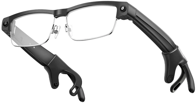 Main image of AI Smart Glasses for Men,160+Language,Real-time Translation,Dual Mic Smart Glasses with Camera and Bluetooth,Unisex,800W Anti-Shake Camera Smart Glasses with Video Recording