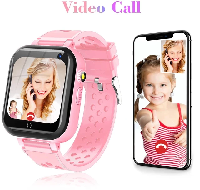 Alt view image 2 of 7 - Smart Watch for Kids, 4G Kids Phone Smartwatch with GPS Tracker, WiFi SMS, Call, Voice Video Chat, Bluetooth, Audio Recording, Alarm, Pedometer, Wrist Watch for 4-16 Boys Girls Birthday Gifts