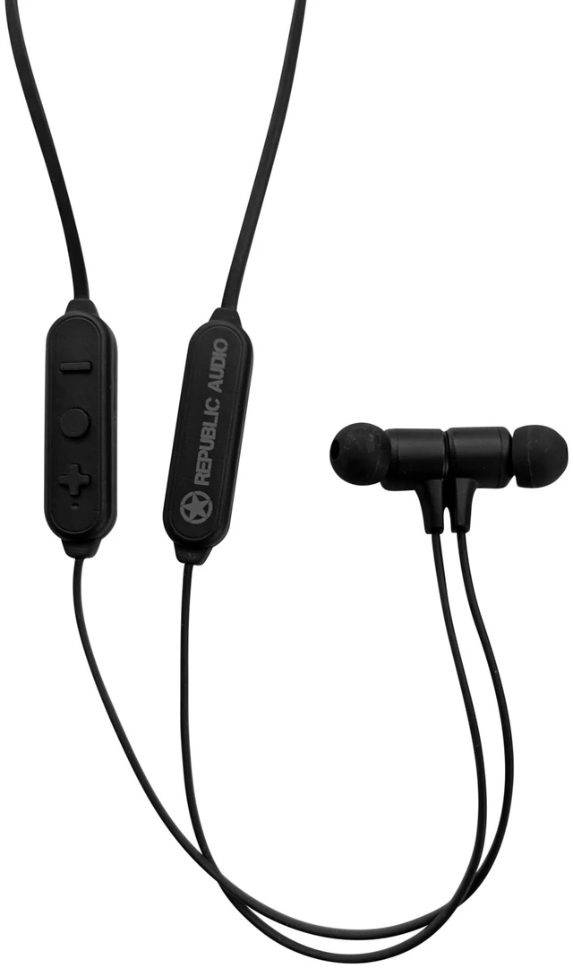 Alt view image 5 of 7 - Echo-Alpha-1 24hr Battery Life Lightweight Neckband Bluetooth Earbuds (Black) an American Brand Built to Handle More reps, More Miles, and More of Life