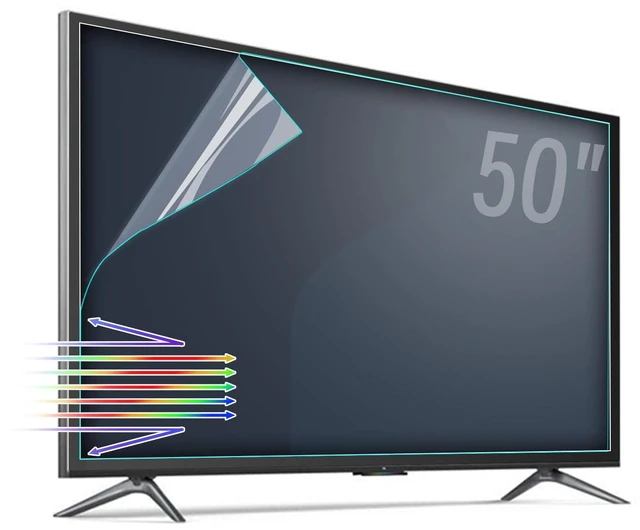 Main image of 50 Inch Anti-Glare TV Screen Protector with Blue Light Filter, Matte Finish for Reducing Glare, Controlling Reflections, and Enhancing TV Viewing Comfort