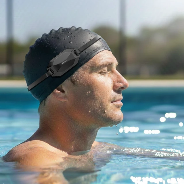 Alt view image 2 of 7 - Rock PRO W24 Swimming Headphones Bone Conduction Waterproof Headphones for Swimming, 4-in-1 MP3 Player 32GB, Bluetooth 5.4, FM Radio (Black)
