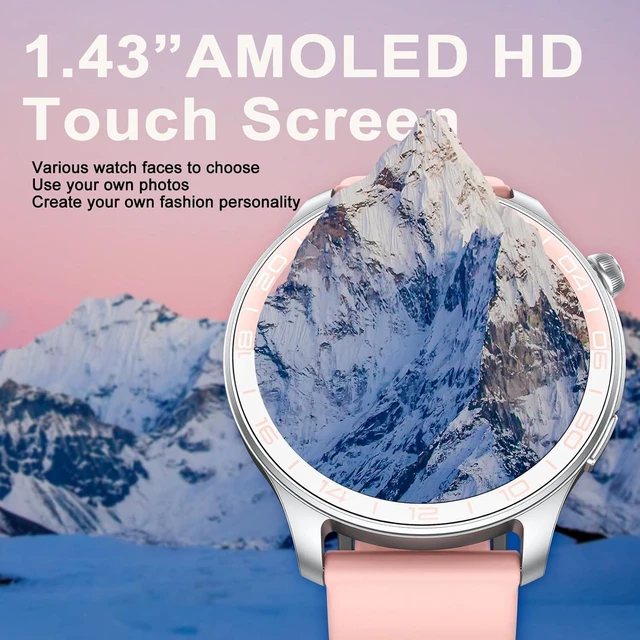 Main image of Smart Watch (Answer/Make Call), 40mm AMOLED Touchscreen Smartwatch Fitness Tracker with 110+ Sport Modes, IP68 Waterproof/Spo2/Pedometer/Sleep Monitor, Activity Tracker for Android iOS