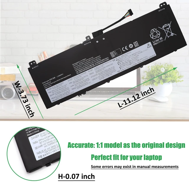 Alt view image 5 of 7 - L22C4PA1 L22M4PA1 Battery Replacement for Lenovo Yoga 7 14IRL8 For 14ARP8 16IRL8 16ARP8, Yoga 7 2-in-1 14IML9 14AHP9 16IML9 16AHP9 Series, SB11K38964 SB11K38965 SB11K38967 L22D4PA1 71Wh