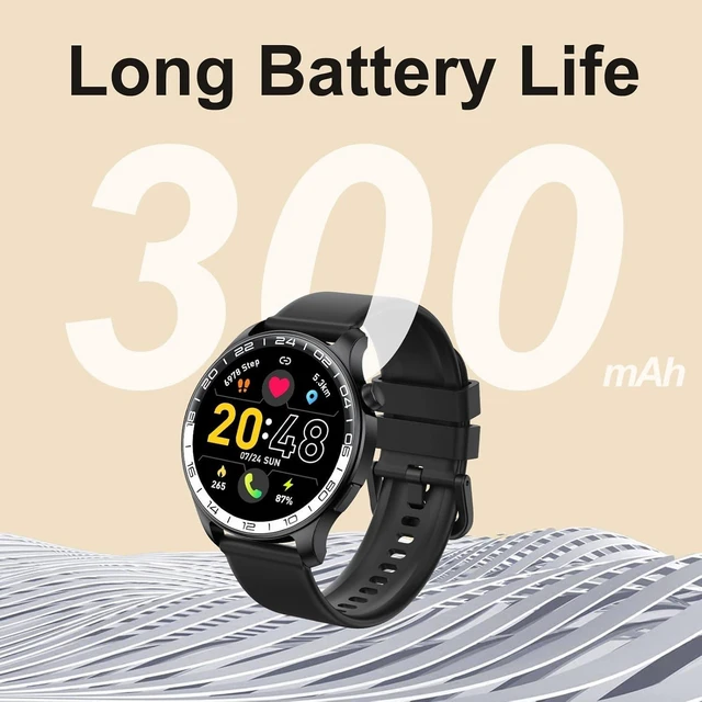 Alt view image 7 of 7 - Smart Watch for Men Women(Answer/Make Call),40mm AMOLED Touchscreen IP68 Waterproof, 100+ Sports Modes, Pedometer, Heart Rate Monitor, Sleep Tracker Activity Tracker, Android, iOS