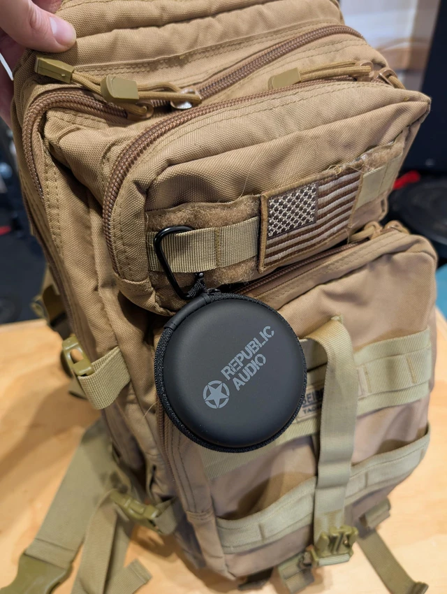 Alt view image 6 of 6 - Echo-Alpha-1 24hr Battery Life Lightweight Neckband Bluetooth Earbuds (Desert) an American Brand Built to Handle More reps, More Miles, and More of Life
