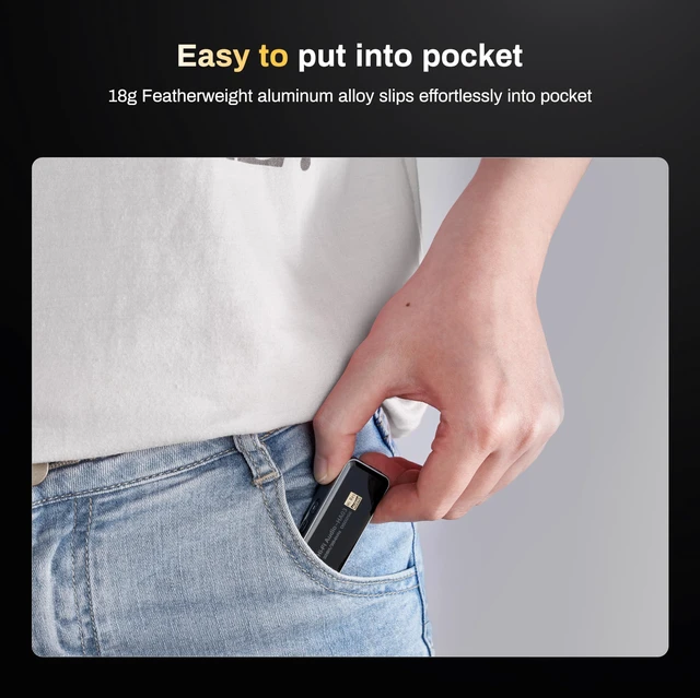Alt view image 5 of 7 - Portable Headphone Amplifier, USB C MINI DAC Amp Dongle 3.5mm & 4.4mm Balanced Outputs, HiFi 32Bit/384kHz DSD256 Dual CS43131 Audio Decoder Audio Adapter for Phones/PC/Laptops/Tablets, Silver
