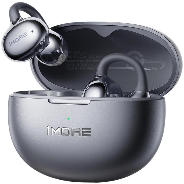 Main image of S20 Ultra Open Ear Clip-On Earbuds, Hi-Res LDAC Audio, SDT 2.0 Focused Sound, BalanceAIR+ 3.0, 4-Mic AI Clear Calls, 40H Playtime,Bluetooth 6.0; Sports/Running Gym Workouts/Travel/Walk/Glasses