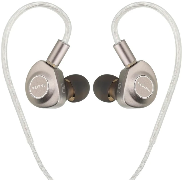 Main image of Kefine Delci AE 10mm DLC+PU Diaphragm Dynamic Driver IEMs, Wired in Ear Monitor Earphones, HiFi Earbuds with Transparent and Powerful Sound, Two Tuning Style (3.5mm)