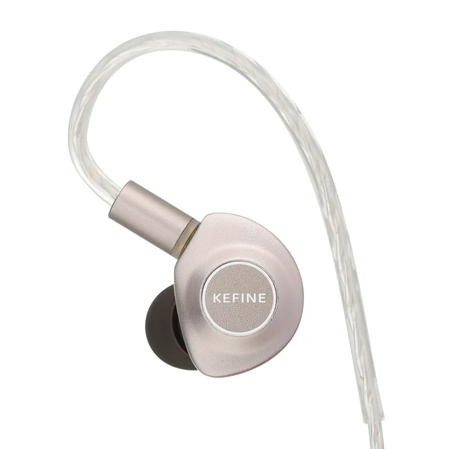 Alt view image 2 of 7 - Kefine Delci AE 10mm DLC+PU Diaphragm Dynamic Driver IEMs, Wired in Ear Monitor Earphones, HiFi Earbuds with Transparent and Powerful Sound, Two Tuning Style (3.5mm)