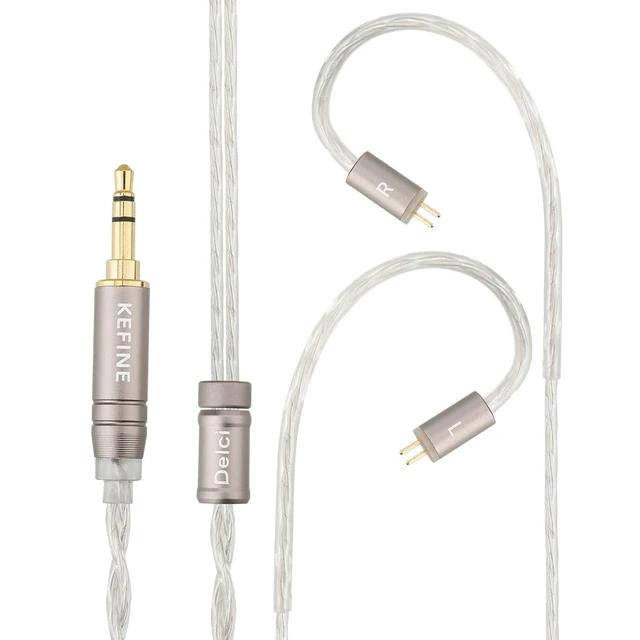 Alt view image 5 of 7 - Kefine Delci AE 10mm DLC+PU Diaphragm Dynamic Driver IEMs, Wired in Ear Monitor Earphones, HiFi Earbuds with Transparent and Powerful Sound, Two Tuning Style (3.5mm)