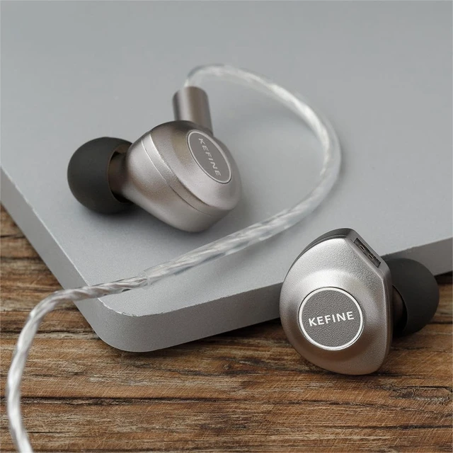 Alt view image 6 of 7 - Kefine Delci AE 10mm DLC+PU Diaphragm Dynamic Driver IEMs, Wired in Ear Monitor Earphones, HiFi Earbuds with Transparent and Powerful Sound, Two Tuning Style (3.5mm)