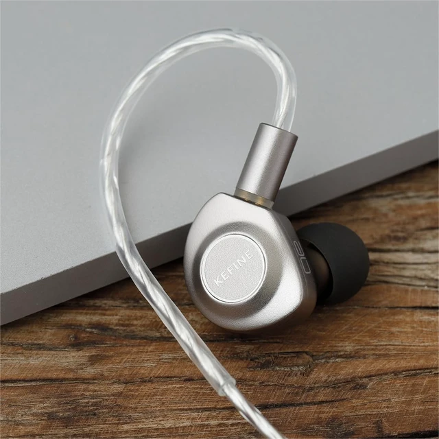 Alt view image 7 of 7 - Kefine Delci AE 10mm DLC+PU Diaphragm Dynamic Driver IEMs, Wired in Ear Monitor Earphones, HiFi Earbuds with Transparent and Powerful Sound, Two Tuning Style (3.5mm)