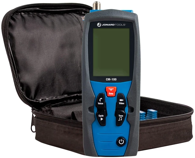 Main image of CM-100 Cable Mapper Pro with 8 Network and 8 Coax Cable Identifiers, Black