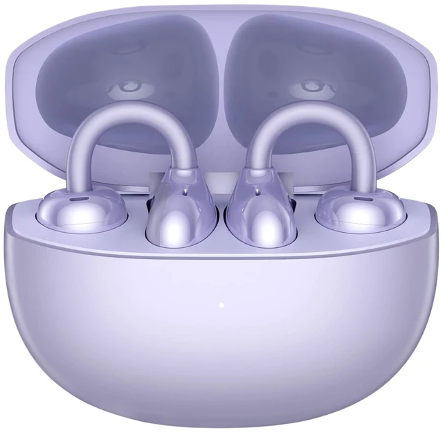 Main image of Choice Earbuds Clip, 36 Hours Bluetooth Headphones, Noise Cancelling Open-Ear Headphones, Bluetooth 5.3 Headset with Microphone, IP54 Wireless Earphones, Purple