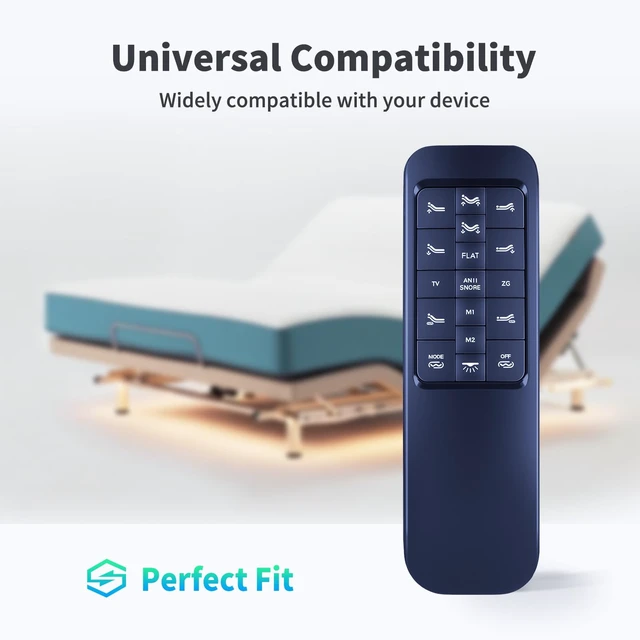 Alt view image 4 of 7 - Replacement Remote for Yireehome Yiree i400 Malouf S655 Adjustable Bed Easy pairing,responsive control,for Dreams Sleepmotion Multiway KING KOIL Electra Naomi Home Adjustable Bed