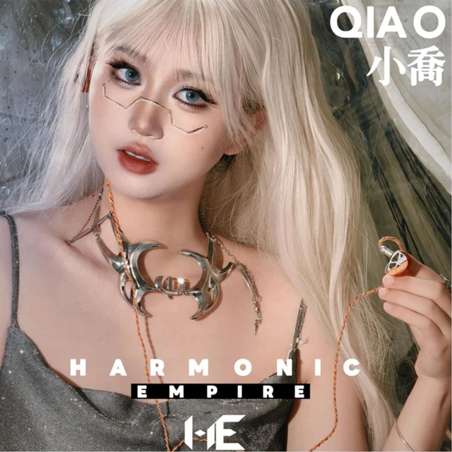 Alt view image 5 of 7 - HE Xiao Qiao Semi-open Single Dynamic In Ear Monitors, 10mm Graphene Diaphragm Dynamic driver IEM, Gaming IEM Earphones, HiFi Wired Earphones with 5 Axis CNC Hyper Presicion Resin (Orange, 4.4mm)