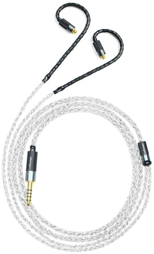 Main image of MMCX Plug 5N OFC Silver Plating+Graphene Earphone Cables for SHURE SE846 SE535 SE425 AONIC 4 5 Xelento Remote T8iE T9iE Fidue A83 Sirius MkII Dunu DK3001Pro DK4001 W60 W80 (3.5mm, MMCX)