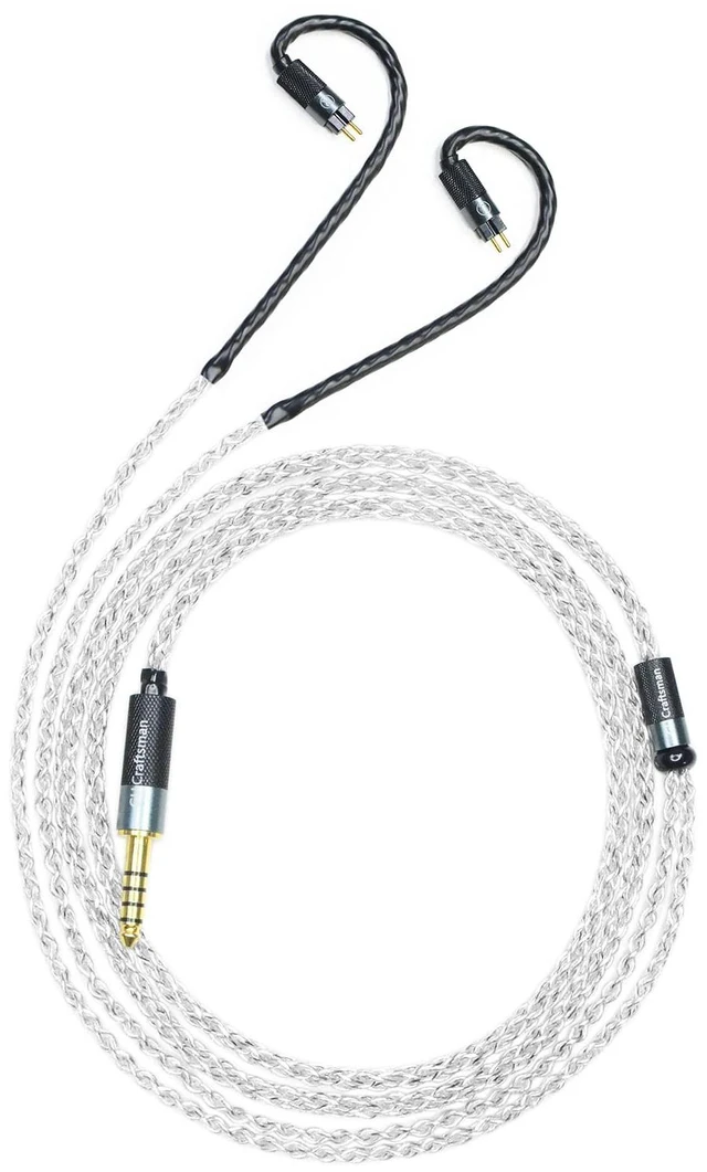 Main image of 0.78mm 2Pin 5N OFC Silver Plating+Graphene Earphone Cables for Audeze iSINE20 LCDi3 LCDi4 64audio A12t U12t DUNU SA6 SA3 DM480 UM 3DT MEXT 2HT Oriolus Blessing2 KXXS S8 Aria (3.5mm, 0.78mm 2Pin)