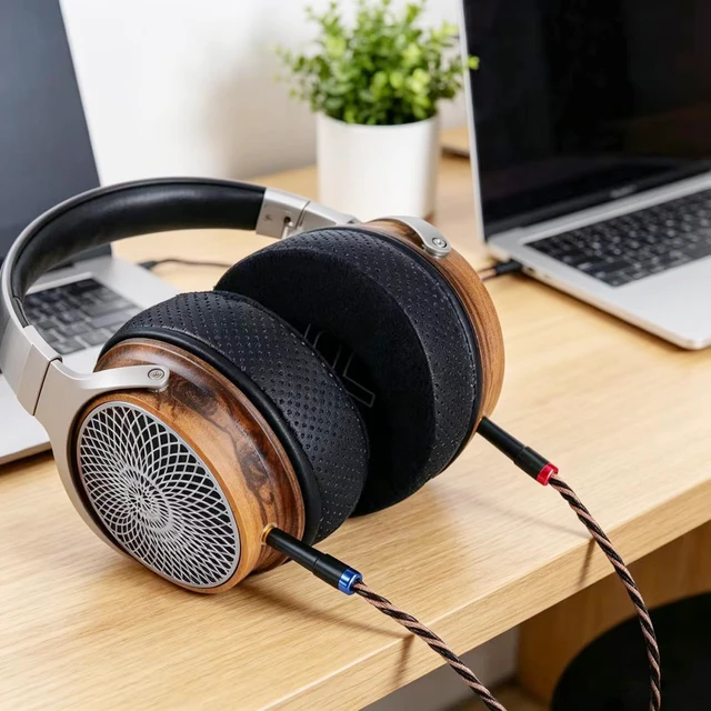 Alt view image 7 of 7 - 8N OCC German Copper Cable Wire Compatible with MEZE Audio 109 Pro 105 AER Hifiman HE560 HE4XX HE-350 Sony MDR Z1R MDR Z7M2 Earbuds 6.35mm Connector 6.5ft