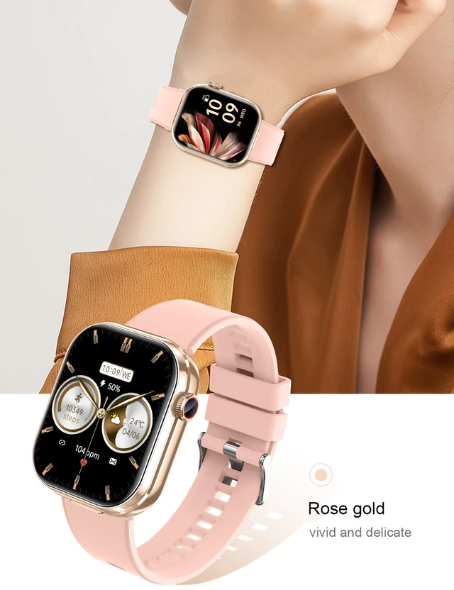 Alt view image 2 of 7 - Smartwatch with Earbuds, 2-in-1 Sports Watch with Pedometer, 2.02-inch Rugged Fitness Watch, Calorie, Sleep Monitor, Heart Rate Monitor, 100+ Exercise Modes for iOS and Android