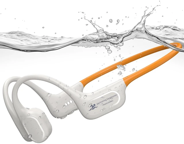 Main image of Bone Conduction Swimming Headphones, IP68 Waterproof Earbuds with 32GB MP3, Bluetooth 5.4 Open Ear Sport Earphones, Underwater Headphones for Swimming, Running, Cycling, Marathon-SurfAudio