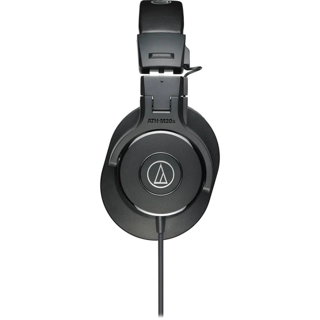 Alt view image 2 of 6 - ATH-M30x Professional Monitor Headphones Black Bundled with Over The Ear Headphones Stand + Cleaning Cloth (3 Items)