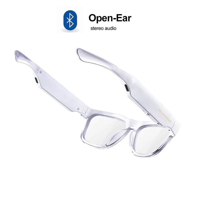 Alt view image 2 of 7 - OpenEar Smart Glasses, 128GB UV400 Z87.1 Lightweight Audio Sunglasses 10H Playtime, Builtin MP3, Music Playback, HandsFree Calls, Voice Control, Transitional Lens, Unisex for Daily & Outdoor