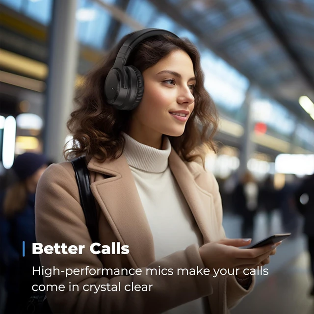 Alt view image 5 of 7 - E7 Active Noise Cancelling Headphones Wireless Bluetooth Headphones with Rich Bass, Wireless Headphones with Clear Calls, Bluetooth 5.0, 30 Hours Playtime, Comfort Fit, Model 3