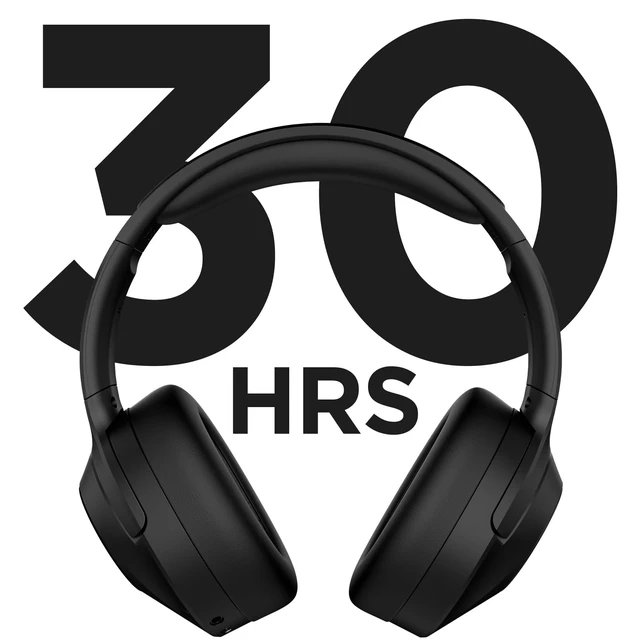 Alt view image 6 of 7 - Active Noise Cancelling Wireless Bluetooth Headphones with Mic and Clear Calls, Bluetooth 5.0, 30 Hours Playtime, Comfort Fit, Model 2