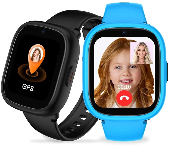 Main image of K3 Smart Watch for Kids with GPS Tracker, 1.7 Inch HD 4G Smartwatch with Video Calls, Texting, Parental App, SOS, Music, Alarm Clock, School Mode, IP68 Waterproof for Ages 5-12