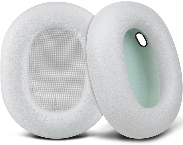 Main image of Earpads Replacement for Sonos Ace Wireless Over Ear Headphones, Ear Pads Cushions with Soft Protein Leather, High-Density Foam - White