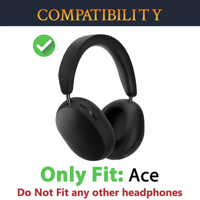 Alt view image 2 of 7 - Earpads for Sonos Ace Headphones - Black