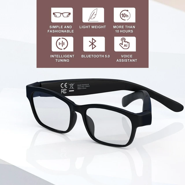 Alt view image 7 of 7 - Bluetooth glasses 29g for Daily wear listen to the music voice control answer the phone Athletic/Outdoor