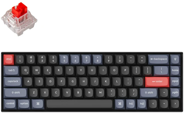 Main image of K6 Pro Wireless Custom Mechanical Keyboard, QMK/Launcher Programmable Macro, Hot-Swappable K Pro Red Switch Keyboard, 65% Layout RGB Backlit Office Keyboard for Mac Windows Linux