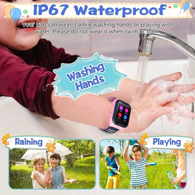 Alt view image 5 of 6 - Kids 4G GPS Smart Watch Video Phone Call SOS Real-Time Tracker Global,Call & Text,Kid-Safe,School Focus,Parental Controls,Emergency Alerts,Waterproof,Camera,Pedometer,Anti-lost,Geo-fence