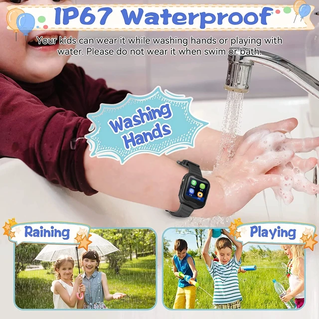 Alt view image 5 of 6 - Kids 4G GPS Smart Watch Video Phone Call SOS Real-Time Tracker Global,Call & Text,Kid-Safe,School Focus,Parental Controls,Emergency Alerts,Waterproof,Camera,Pedometer,Anti-lost,Geo-fence