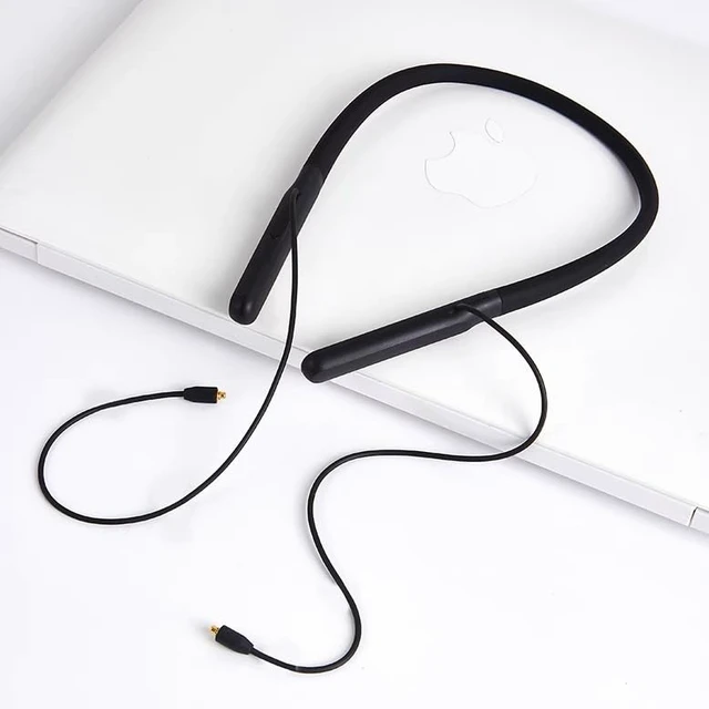 Alt view image 2 of 6 - Wireless Bluetooth Neckband Headphones QCC3095 LDAC/aptX Lossless/aptX Adaptive/aptX-HD HiFi Earphone Cable MMCX for Sports Office