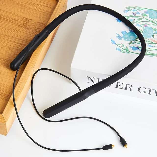 Alt view image 6 of 6 - Wireless Bluetooth Neckband Headphones QCC3095 LDAC/aptX Lossless/aptX Adaptive/aptX-HD HiFi Earphone Cable MMCX for Sports Office