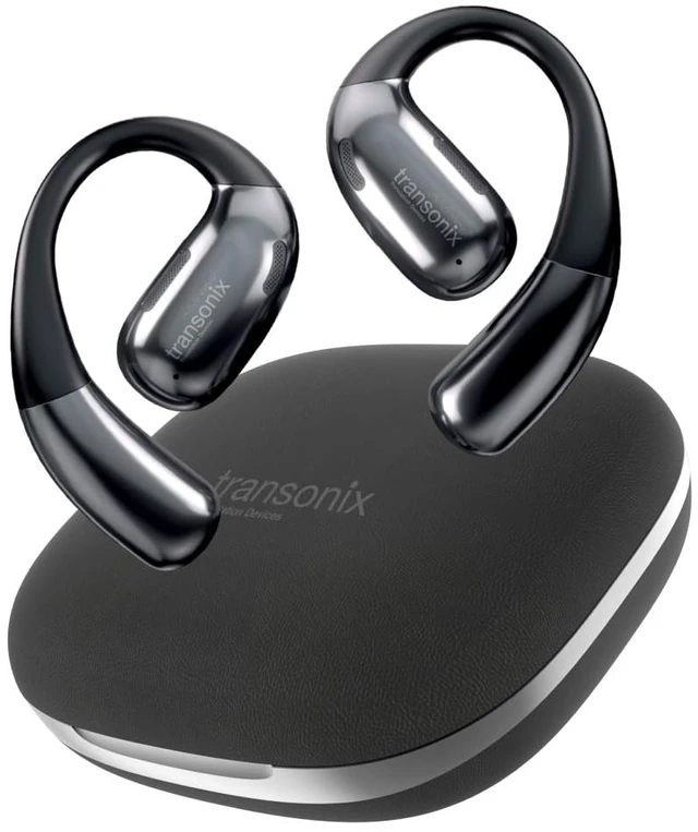 Main image of TravelerAI Smart Translator Earbuds with Charging Case, Open-Ear Bluetooth 5.4, Real-Time AI Translation in 159+ Languages, Black