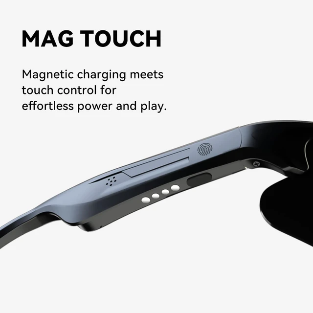 Alt view image 7 of 7 - Cycling Bluetooth Glasses with Open-Ear Hi-Fi Audio, AI Noise-Canceling Mic, UV400 Protection, IPX4 Waterproof, All-Day Battery, Ultra-Light 40g, Wind Noise Reduction, for Biking, Running & Scootering