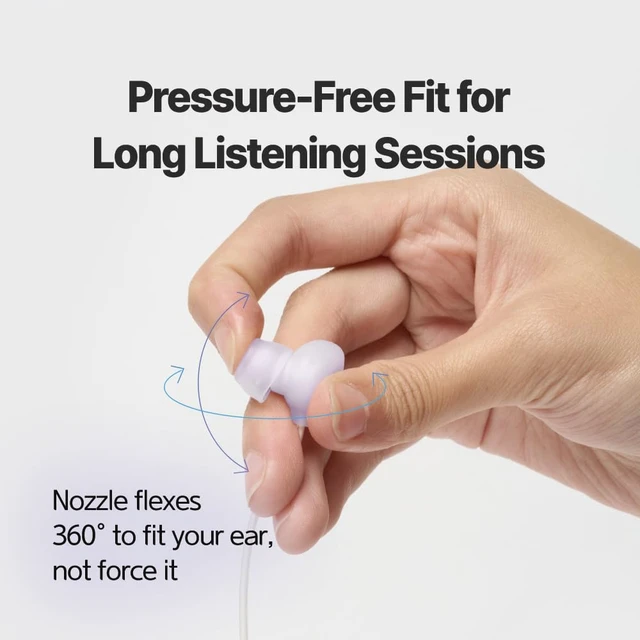 Alt view image 3 of 7 - ASE-600 ASMR USB-C Wired Earbuds with Mic for School & iPhone 17