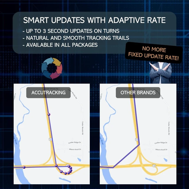Alt view image 3 of 7 - AccuTracking TK374 GPS Tracker for Vehicles, No Monthly Fee, 1 Year Service, No Activation Fee, Car Truck Fleet Teen Driver, No Cancellation Fees, Diagnostics